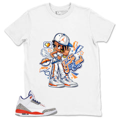 Talk To The Hand Shirt - Match Blue Air Jordan 3 Knicks