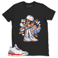 Talk To The Hand Shirt - Match Blue Air Jordan 3 Knicks