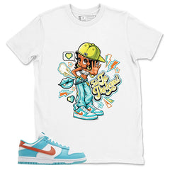 Talk To The Hand Shirt - Match White Dunk Low Miami Dolphins