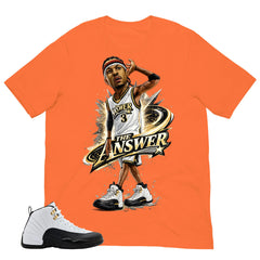 The Answer Shirt - Match Air Jordan 12 'Taxi'
