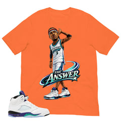 The Answer Shirt - Matching Air Jordan 5 Retro 'Grape' 2025