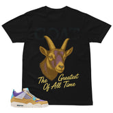 The Goat Shirt - Match Union LA x Air Jordan 4 Desert Moss