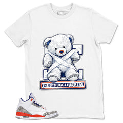 The Struggle Is Real Shirt - Match Blue Air Jordan 3 Knicks