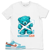 The Struggle Is Real Shirt - Match White Dunk Low Miami Dolphins