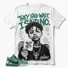 They Said Wait I Said No Graphic Tee - Shirt To Match Kobe 4 Protro Girl Dad