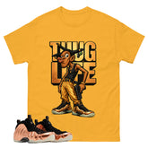 Thug Life Graphic Tee, Shirt to Match Air Foamposite One Copper, Air Foamposite Unisex Black Shirt