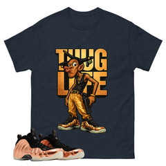 Thug Life Graphic Tee, Shirt to Match Air Foamposite One Copper, Air Foamposite Unisex Black Shirt