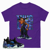 Thug Life Graphic Tee, Shirt to Match Air Foamposite One Galaxy, Air Foamposite Unisex Black Shirt
