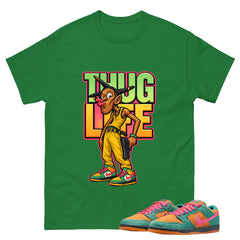 Thug Life Graphic Tee, Shirt to Match SB Dunk Green Noise, SB Dunk Green Noise Watermelon Unisex Shirt