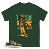 Thug Life Shirt - Match Green Dunk Low Miami Hurricanes