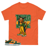 Thug Life Shirt - Match Green Dunk Low Miami Hurricanes