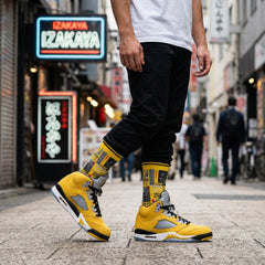 Tokyo Socks – Air Jordan 5 Inspired Mid-Calf Unisex Crew Socks