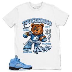 Graphic Tee Touchdown 23 Shirt - to Matching Air Jordan 5 Retro SE UNC | Zadago