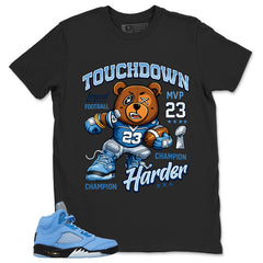 Graphic Tee Touchdown 23 Shirt - to Matching Air Jordan 5 Retro SE UNC | Zadago