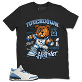Touchdown Hustle Harder Shirt - Match Levi’s x Air Jordan 3 Retro 'All-Star'