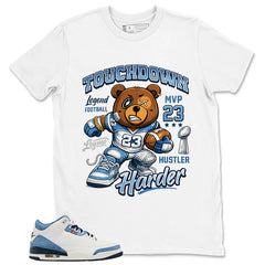 Touchdown Hustle Harder Shirt - Match Levi’s x Air Jordan 3 Retro 'All-Star'