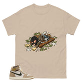 Trappin Shirt - Match Cream Air Jordan Wmns 1 Khaki