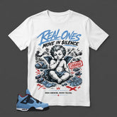 Travis Scott Cactus Jack 4s Zadago Shirt Real Ones Move In Silence Angel Graphic