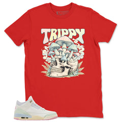 Trippy Skull Shirt - Match Air Jordan 3 Spring is In The Air