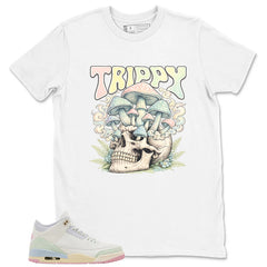 Trippy Skull Shirt - Match Air Jordan 3 Spring is In The Air