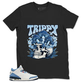 Trippy Skull Shirt - Match Levi’s x Air Jordan 3 Retro 'All-Star'