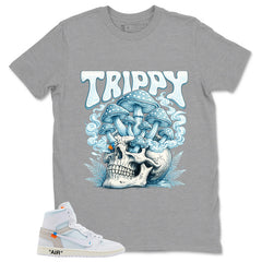 Trippy Skull Shirt - Match Virgil Abloh x Air Jordan 1 Alaska