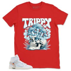 Trippy Skull Shirt - Match Virgil Abloh x Air Jordan 1 Alaska