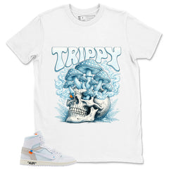 Trippy Skull Shirt - Match Virgil Abloh x Air Jordan 1 Alaska