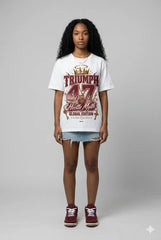 Triumph 47 Hustle Myth Graphic Tee - Shirt To Match Air Jordan 3 Bin23