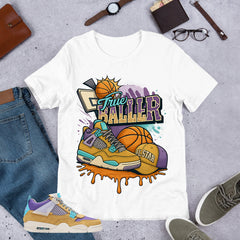 True Baller Shirt - Match Union LA x Air Jordan 4 Desert Moss