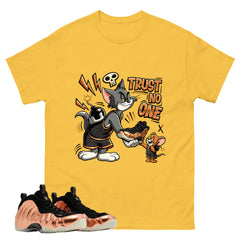 Trust No One Graphic Tee, Shirt to Match Air Foamposite One Copper, Air Foamposite Unisex Black Shirt