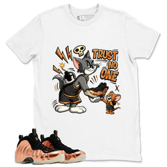 Trust No One Graphic Tee, Shirt to Match Air Foamposite One Copper, Air Foamposite Unisex Black Shirt