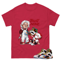 Trust None Graphic Tee, Shirt to Match Air Jordan 7 Miro, Air Jordan 7 Miro Unisex Shirt