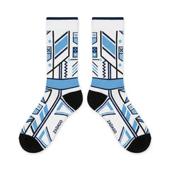 UNC Home Socks – Air Jordan 6 Retro Inspired Mid-Calf Unisex Crew Socks