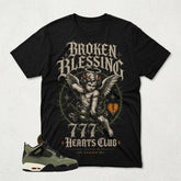 Undefeated 4s Zadago Shirt Broken Blessing Graphic
