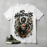 Undefeated 4s Zadago Shirt No Handouts Graphic