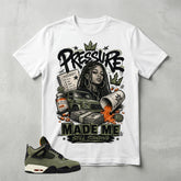 Undefeated 4s Zadago Shirt Pressure Made Me Graphic