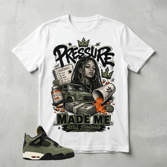 Undefeated 4s Zadago Shirt Pressure Made Me Graphic