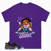 Vibe Check Graphic Tee, Shirt to Match Air Foamposite One Eggplant, Air Foamposite Unisex Purple Shirt
