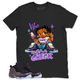 Vibe Check Graphic Tee, Shirt to Match Air Foamposite One Eggplant, Air Foamposite Unisex Purple Shirt