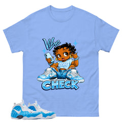 Vibe Check Graphic Tee, Shirt to Match Air Foamposite Pro University Blue, Air Foamposite Unisex Blue Shirt