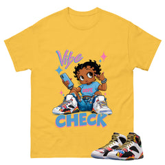 Vibe Check Graphic Tee, Shirt to Match Air Jordan 7 Miro, Air Jordan 7 Miro Unisex Shirt