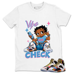 Vibe Check Graphic Tee, Shirt to Match Air Jordan 7 Miro, Air Jordan 7 Miro Unisex Shirt