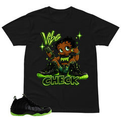 Vibe Check Shirt - Match Air Foamposite One Black Volt