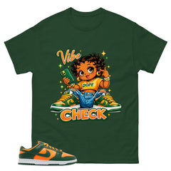 Vibe Check Shirt - Match Green Dunk Low Miami Hurricanes