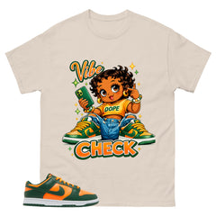 Vibe Check Shirt - Match Green Dunk Low Miami Hurricanes