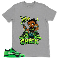 Vibe Check Shirt - Match Travis Scott x Air Jordan Jumpman Green Spark
