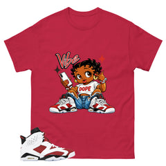 Vibe Check Shirt - Match White Air Jordan 6 Carmine