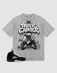 Washed T-shirt to Match Metallic Reimagined 5s - Paper Chaser Graphic