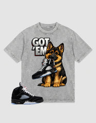 Washed T-shirt to Match Metallic Reimagined 5s - Got Em GS Graphic